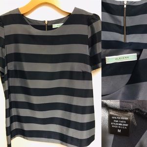 Anthropologie Pleione Short Sleeve Blouse